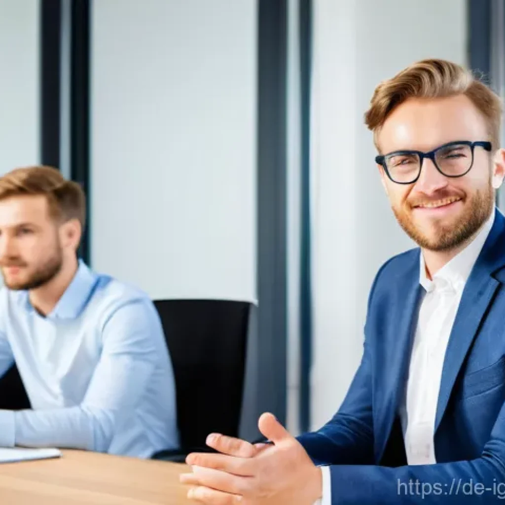 대규모 앤젤 투자 전략 - **Prompt 1: The Passionate German Startup Pitch**
    "A professional and energetic scene in a moder...