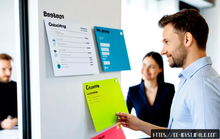 Home 17 스타트업의 고객 확보와 앤젤 투자 관계 - Photorealistic startup customer acquisition scene in a bright Berlin co-working office, diverse smal...